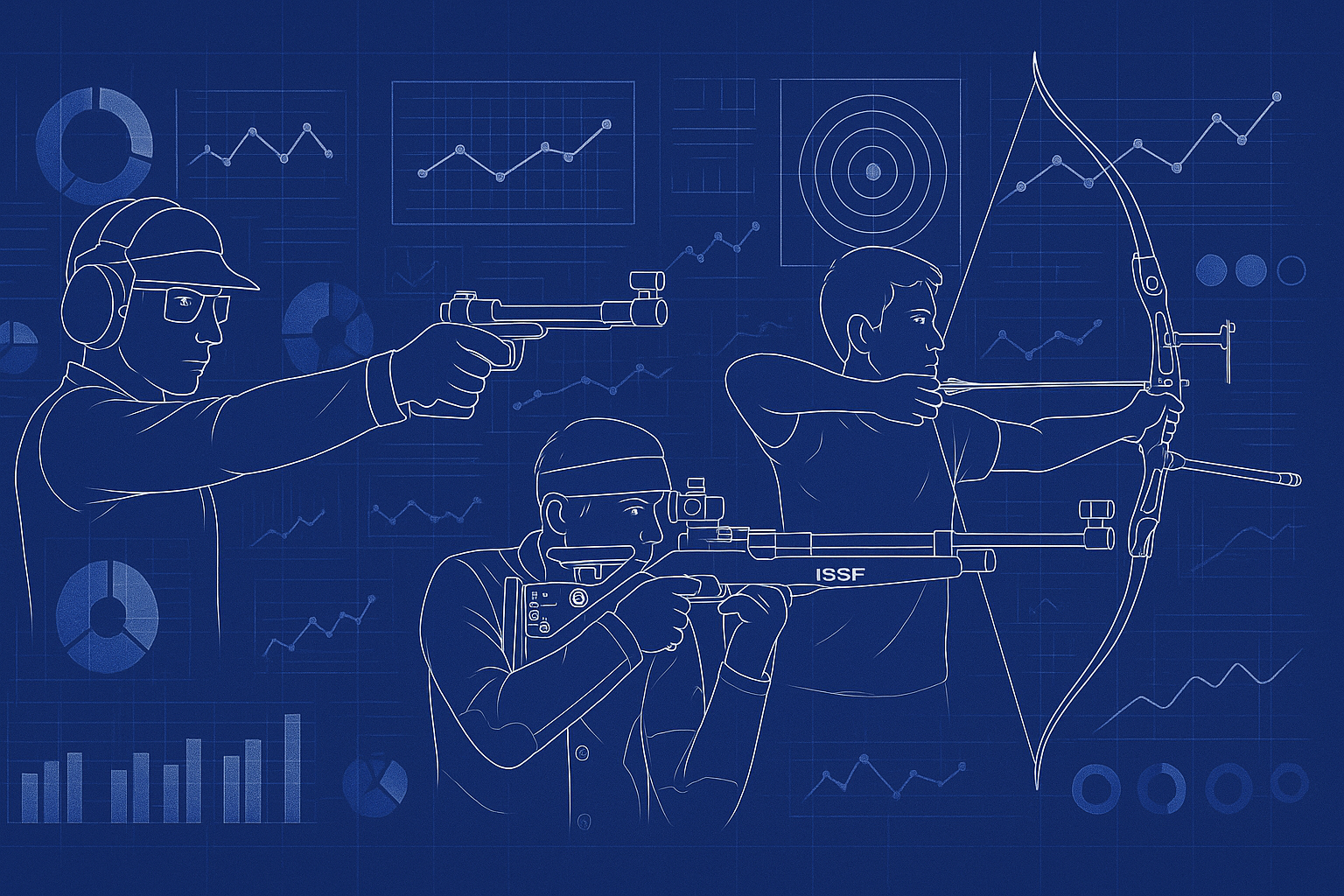 Amnord Analytics Dashboard showing shooting performance metrics